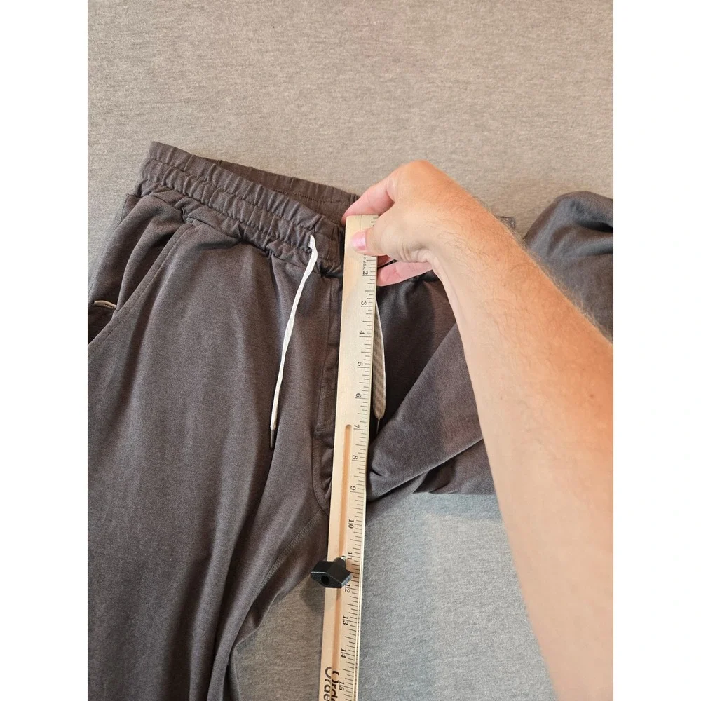 Vuori Ponte Performance Pant Mens XS Charcoal Gray Tapered Jogger Stretch Active